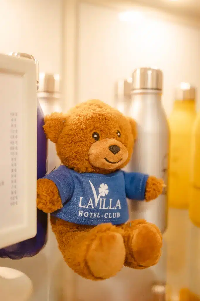 orsetto miele la villa mascotte peluche